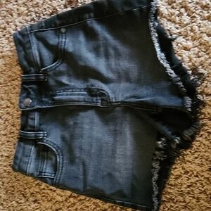 Altar'd State black womans jean shorts size 24
